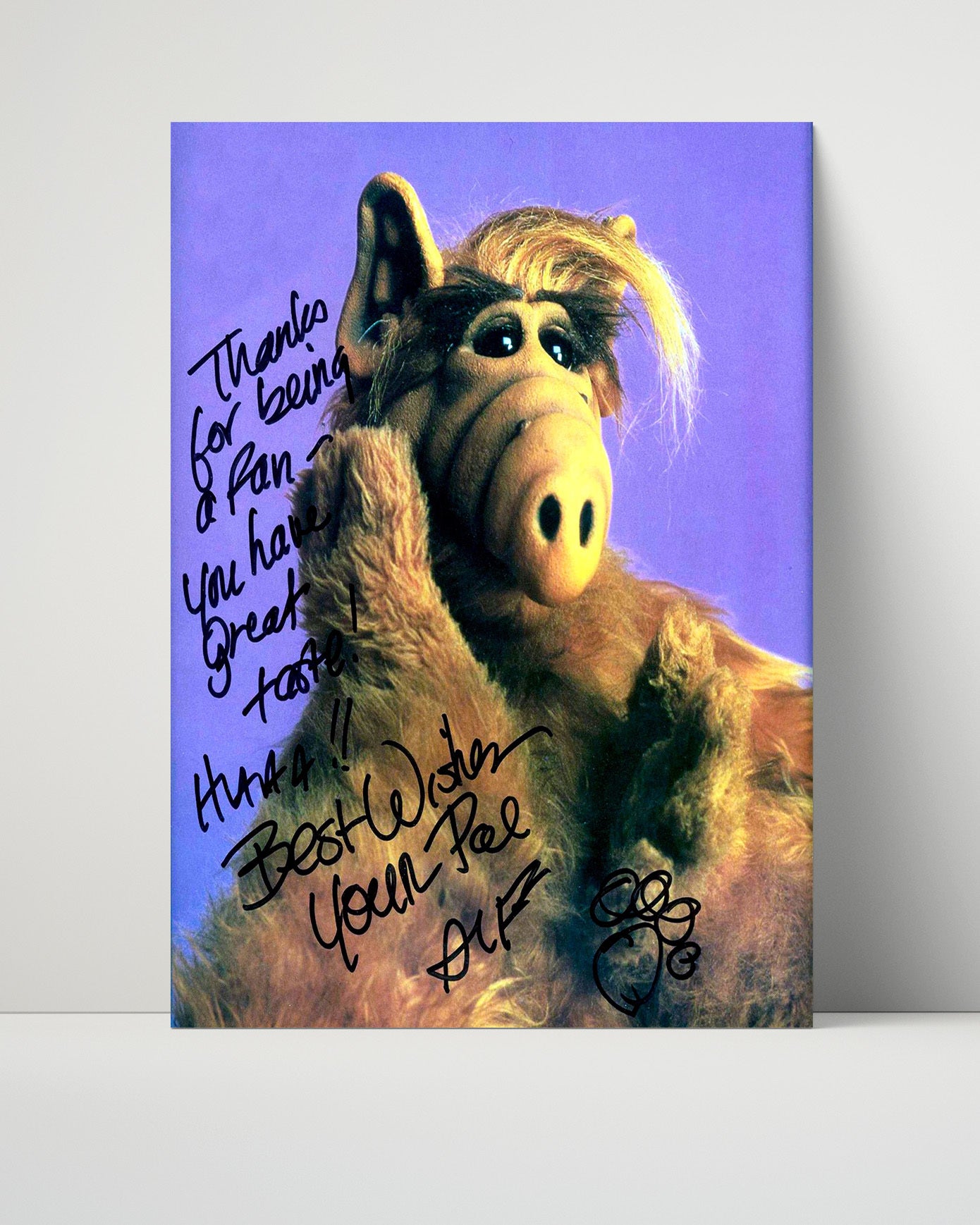 ALF - Fan Favorite - Autograph Print