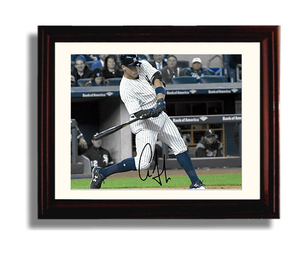 Aaron Judge Autograph Print - Mid Swing - Bronx Bomber Power