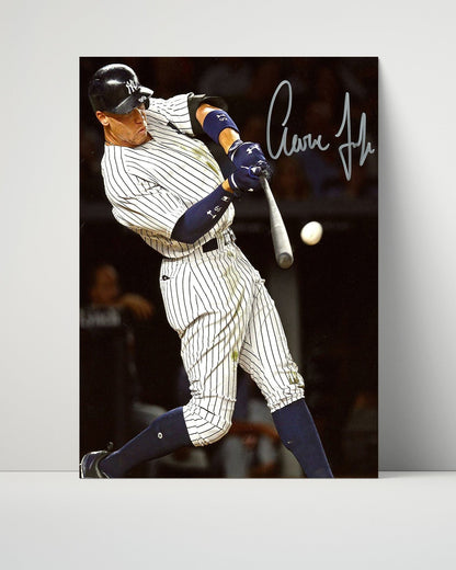 Aaron Judge Autograph Poster - Power Swing II - Bronx Thunder