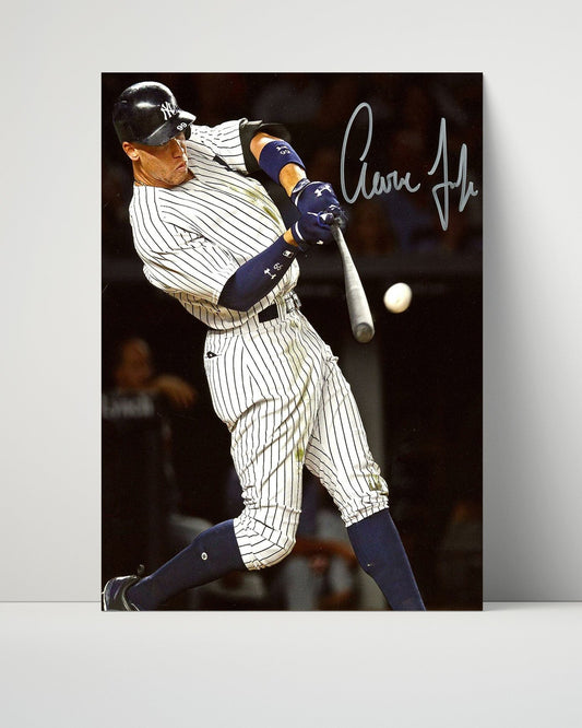 Aaron Judge Autograph Poster - Power Swing II - Bronx Thunder
