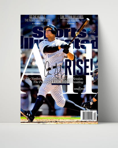 Aaron Judge Autograph SI Poster - Arise 2017 - Youth Movement
