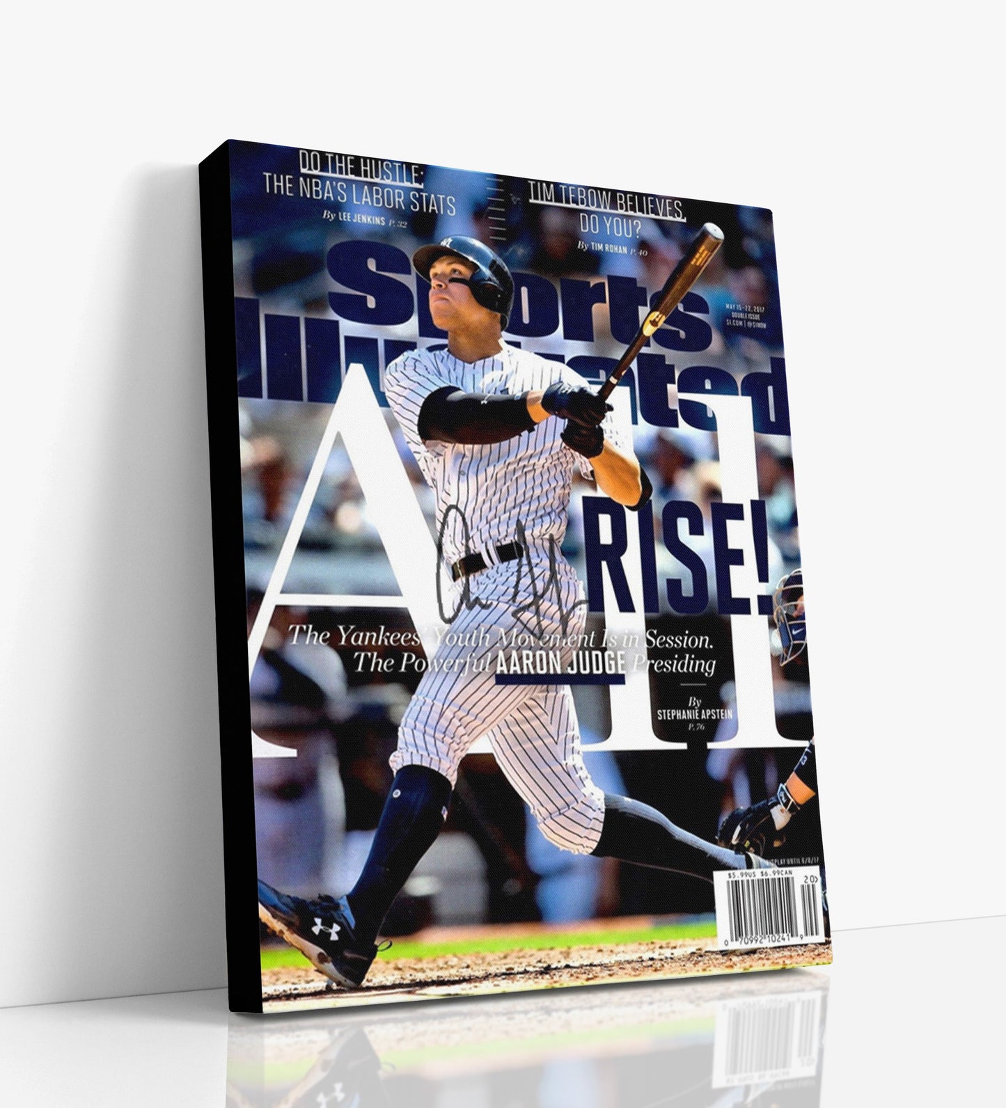 Aaron Judge Autograph SI Print - Arise 2017 - Youth Movement