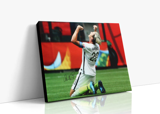 Abby Wambach Autograph Canvas -Team USA - Goal Celebration