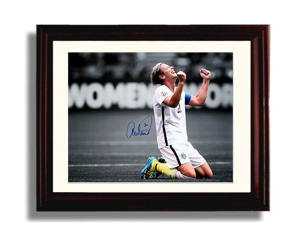 Abby Wambach Autograph Print - Team USA - Victory Kneel