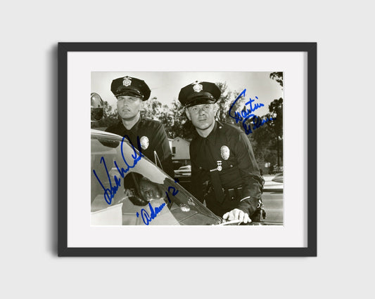 Adam12 - Police Duo - Autograph Print