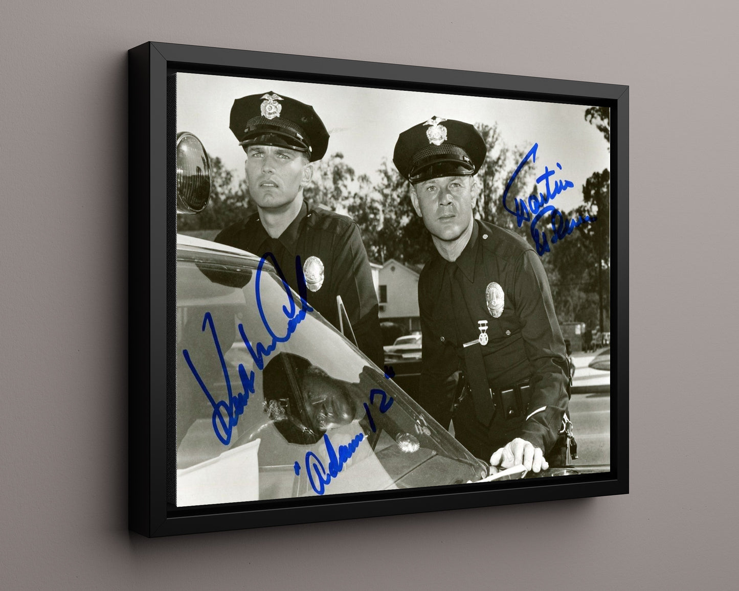 Adam12 - Police Duo - Autograph Print