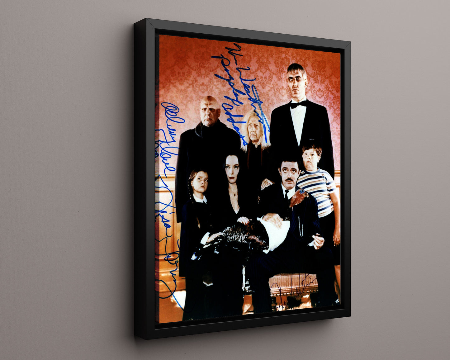 Addams Family - Cast Portrait - Autograph Print