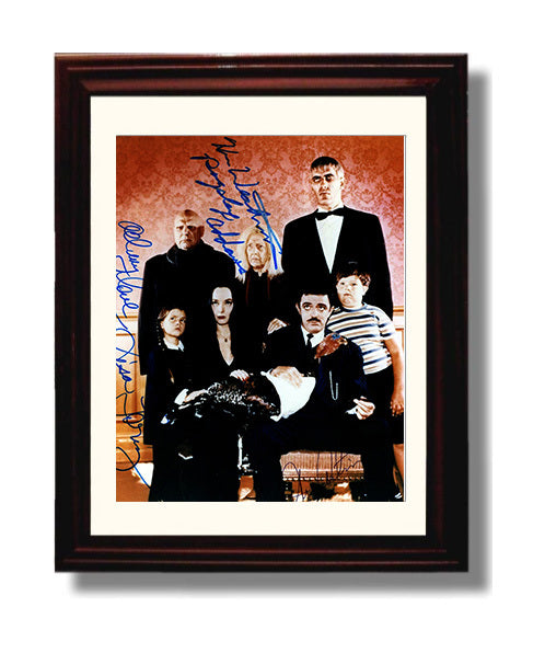 Addams Family - Cast Portrait - Autograph Print