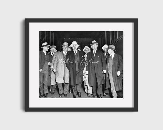 History Poster Print: Al Capone Autograph Promo Print - Scarface - vintageframedprints.com
