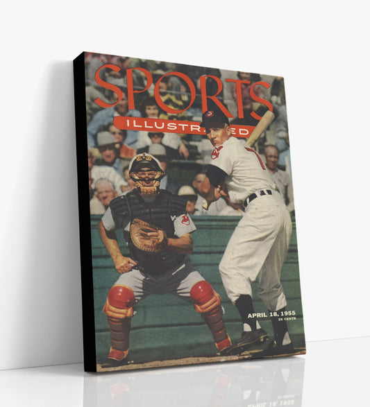 Al Rosen Autograph SI Print - At Bat 1955 - Vintage Swagger