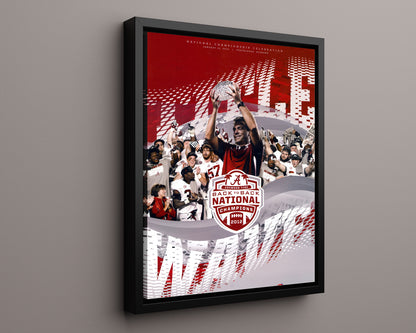 Alabama Football Poster - 2012 Championship - Back to Back