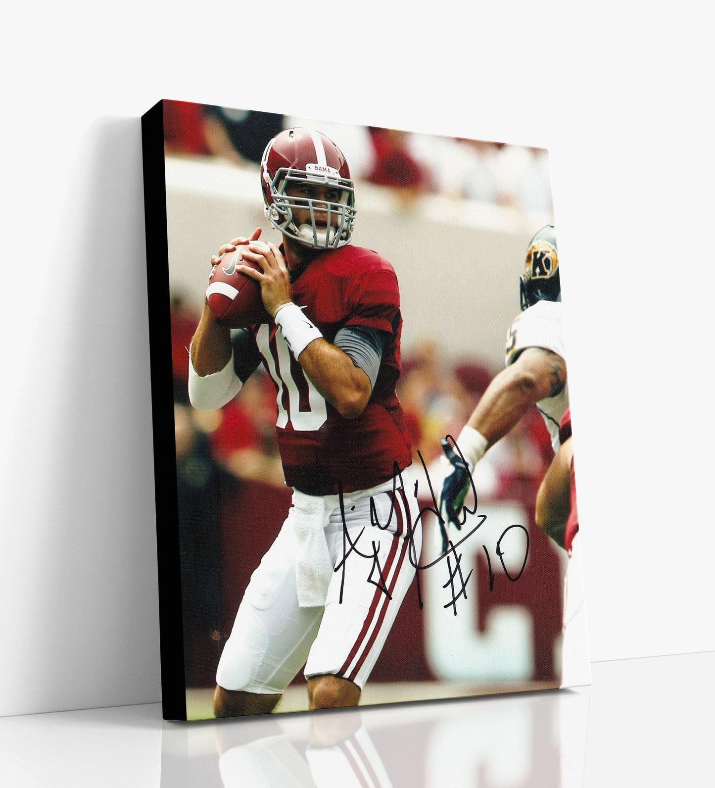 Alabama Autograph Canvas - AJ McCarron - Tide Commander