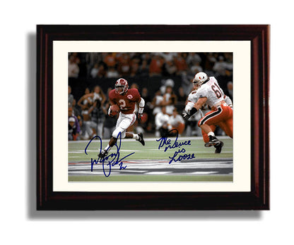 Alabama Autograph Print - Alabama - David Palmer - Long View Running The Ball - Signed The Deuce Is Loose