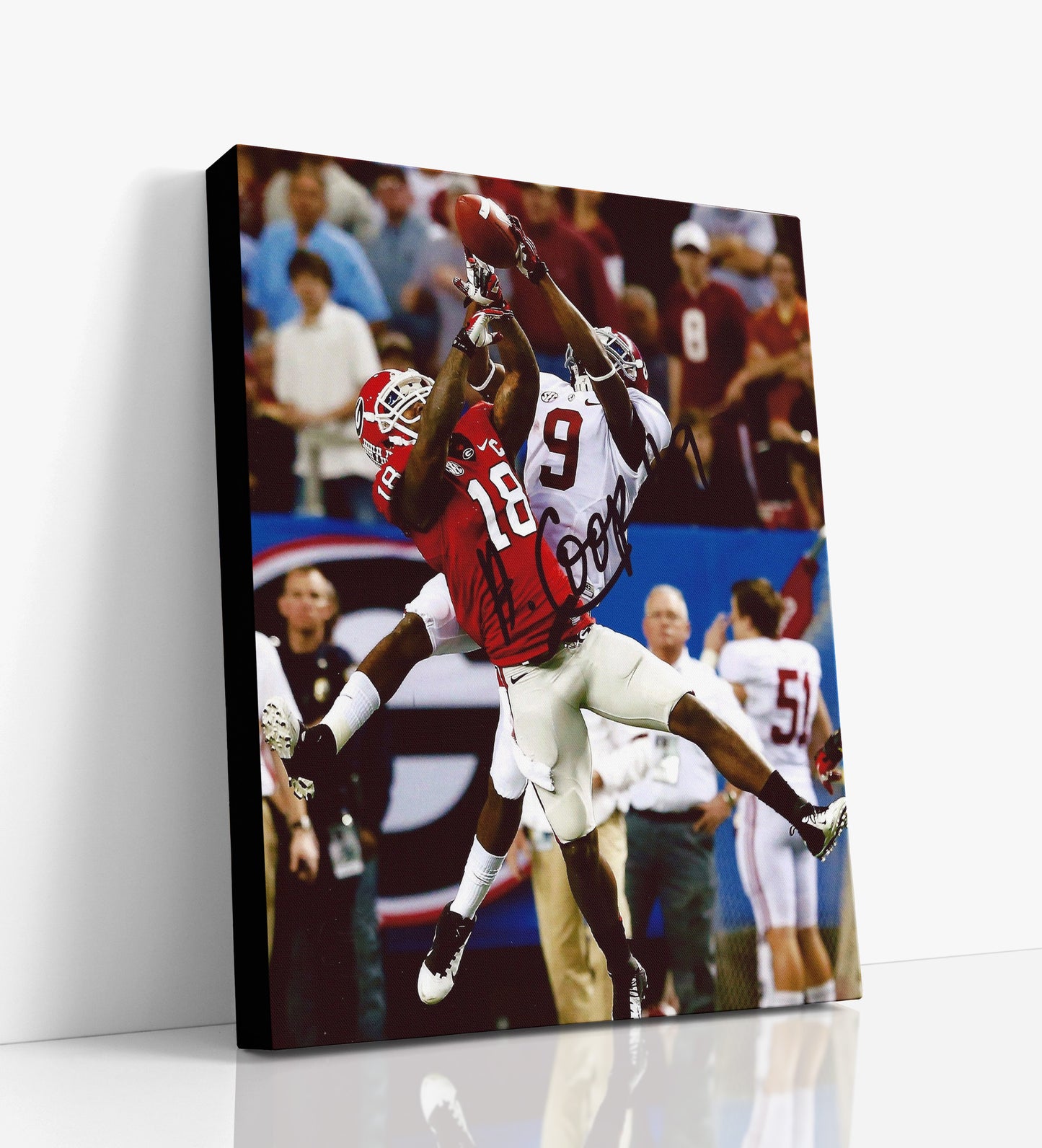Alabama Autograph Canvas - Amari Cooper High Grab - Clutch Catch