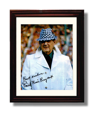 Alabama Football Print - Bear Bryant Sideline Style - Houndstooth Legend