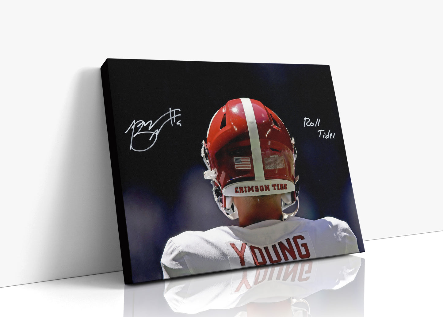 Alabama Autograph Canvas - Bryce Young - Roll Tide Heisman