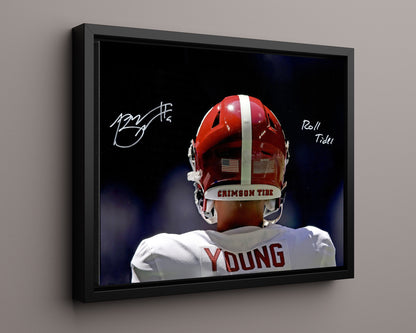 Alabama Autograph Print - Bryce Young - Roll Tide Heisman