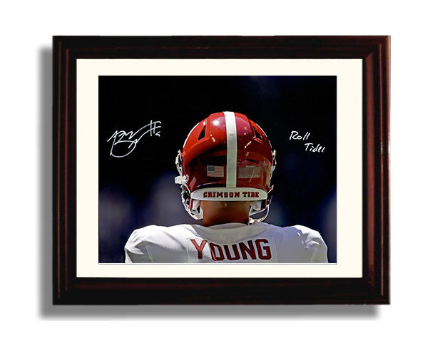 Alabama Autograph Print - Bryce Young - Roll Tide Heisman