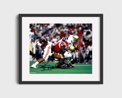Alabama Autograph Print - Cornelius Bennett - The Sack
