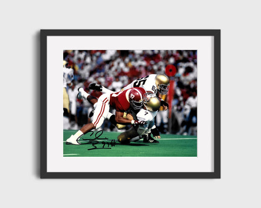 Alabama Autograph Print - Cornelius Bennett - The Sack