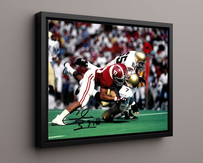 Alabama Autograph Print - Cornelius Bennett - The Sack