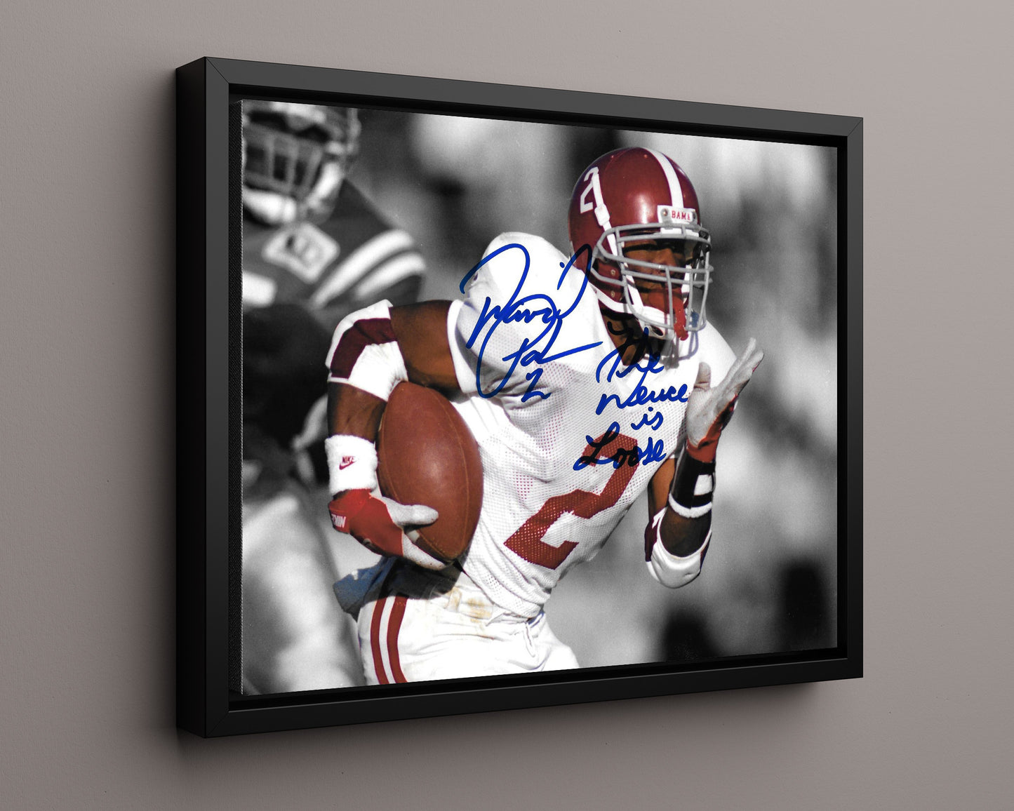 Alabama Autograph Print - David Palmer Close Up - The Deuce Is Loose