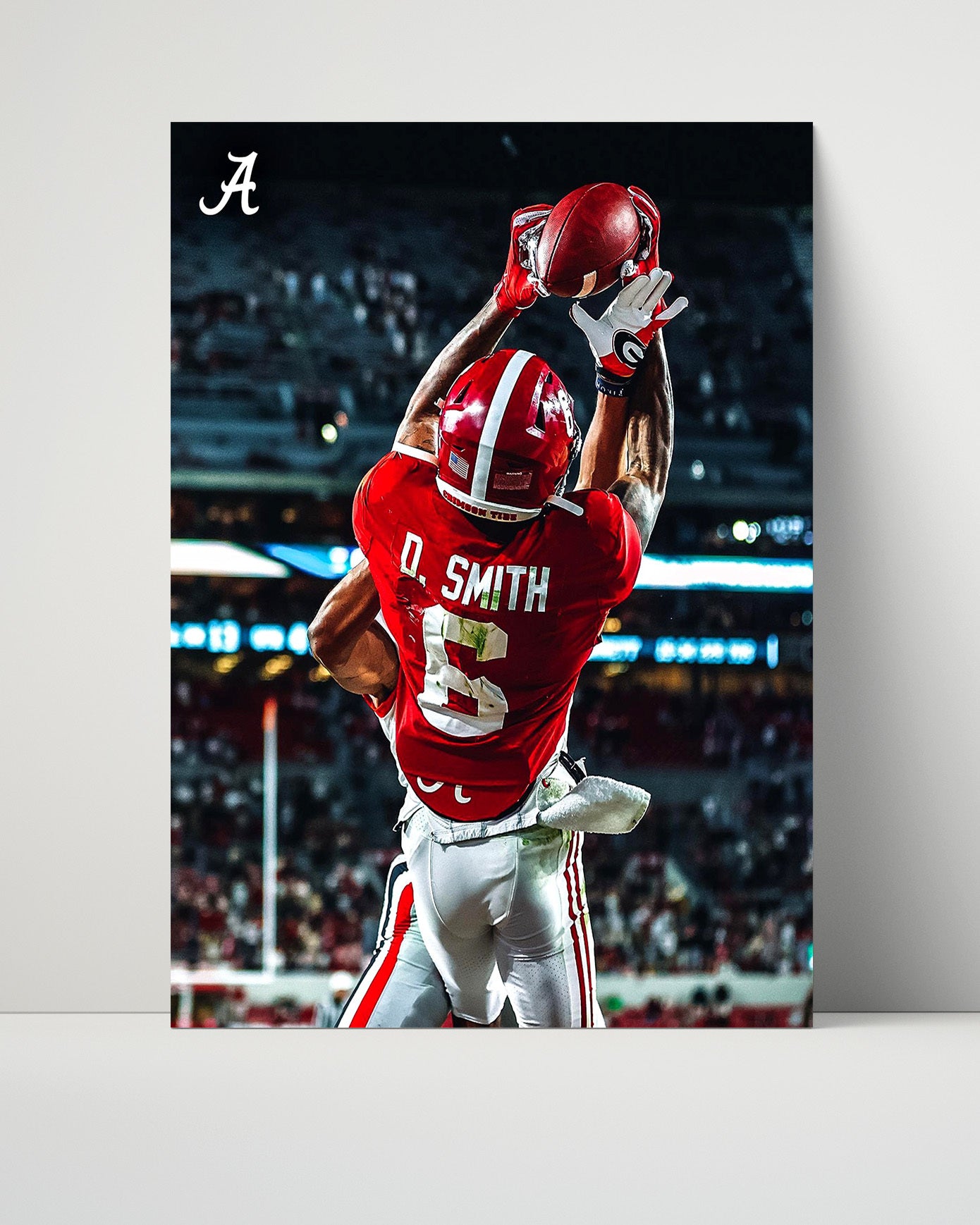 Alabama Autograph Print - DeVonta Smith 2nd & 26 - Forever Tide Hero