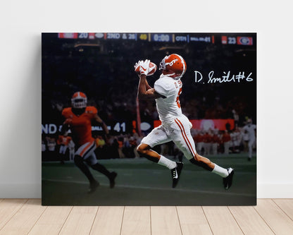 Alabama Autograph Print - DeVonta Smith - Championship Hands College FSPrints Poster 16x20