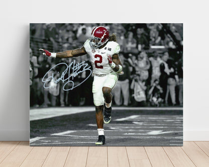Alabama Autograph Print - Derrick Henry Heisman Pose - King Henry Rules
