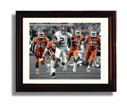 Alabama Autograph Print - Derrick Henry Run vs Clemson - Beast Mode Tide