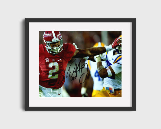 Alabama Autograph Print - Derrick Henry Stiff Arm