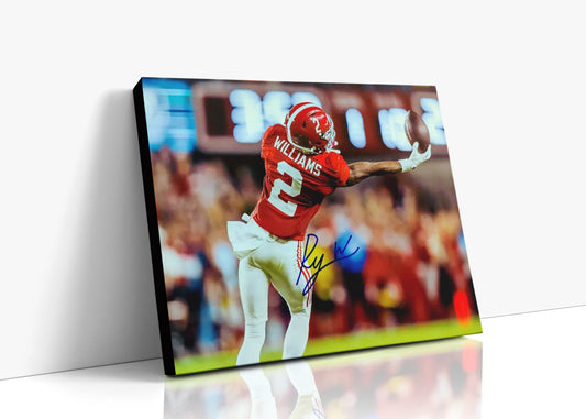 Alabama Autograph Canvas - Jameson Williams - One-Hand Wonder