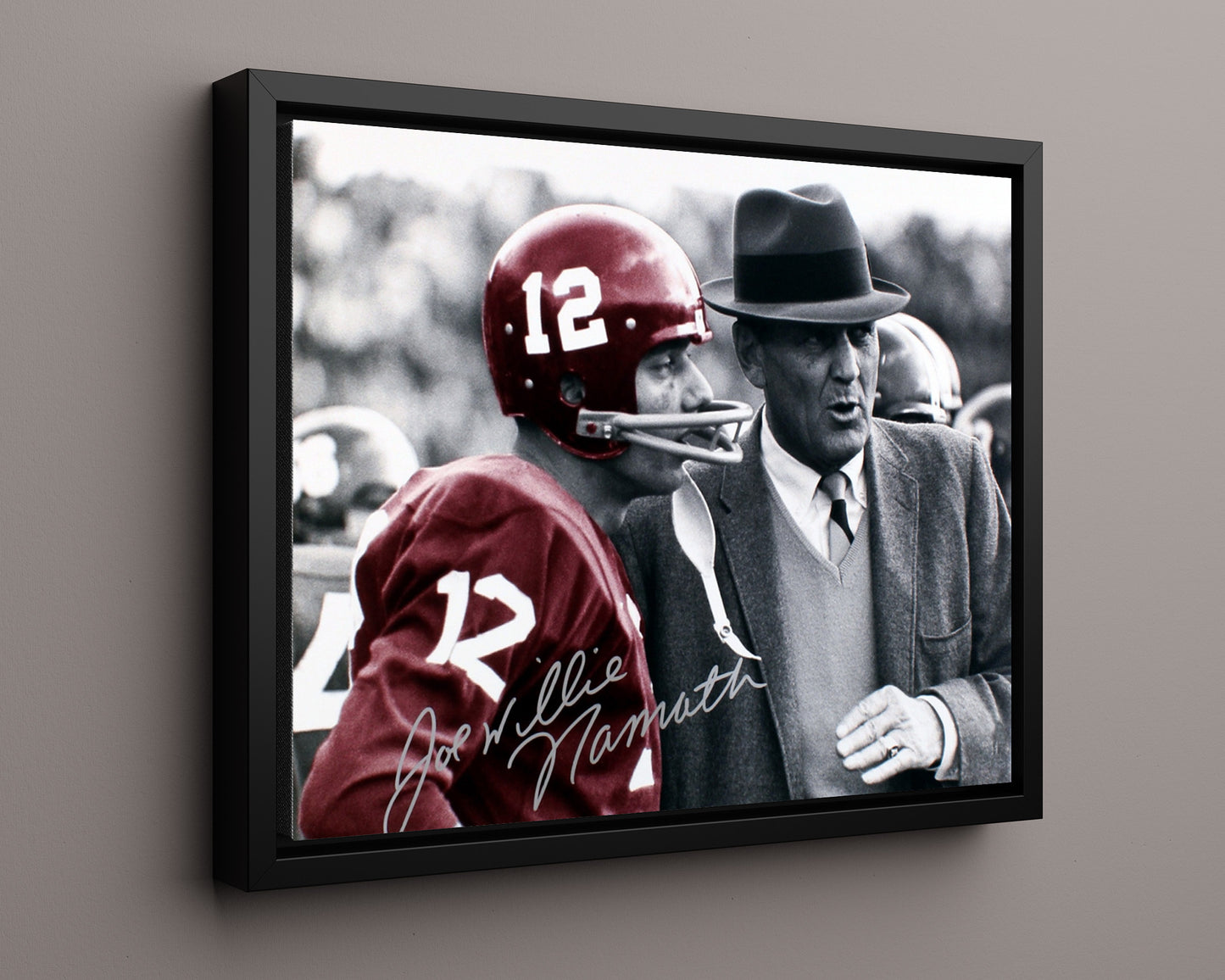 Alabama Autograph Print - Joe Namath - Broadway Joe Beginnings