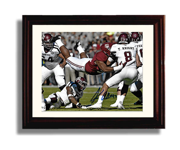 Alabama Autograph Print - Jonathan Allen Sack - Superman Sack