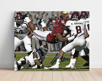 Alabama Autograph Print - Jonathan Allen Sack - Superman Sack
