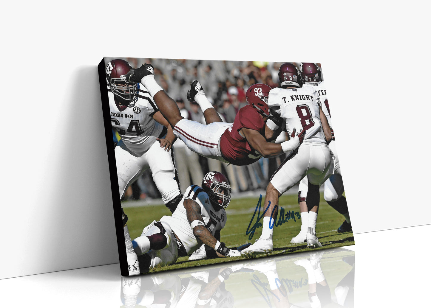 Alabama Autograph Canvas - Jonathan Allen Sack - Superman Smash