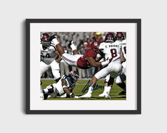 Alabama Autograph Print - Jonathan Allen Sack - Superman Sack