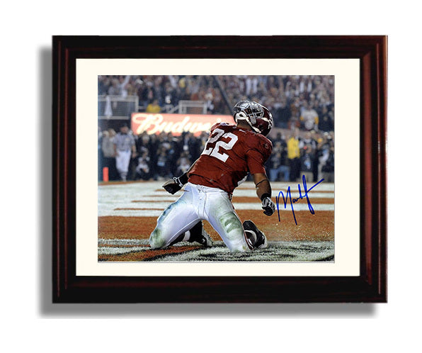 Alabama Autograph Print - Mark Ingram End Zone - Heisman Glory