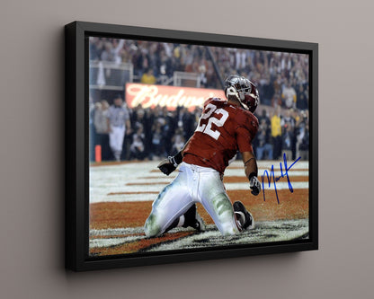Alabama Autograph Print - Mark Ingram End Zone - Heisman Glory