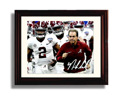 Alabama Autograph Print - Nick Saban - Champion Creed