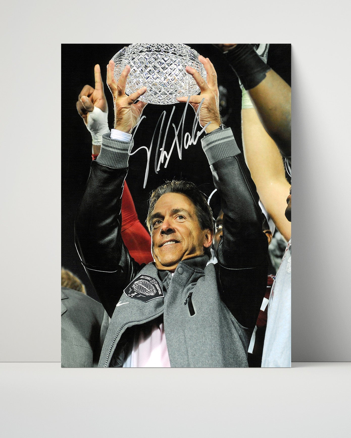 Alabama Autograph Print - Nick Saban - Roll Tide Strategist