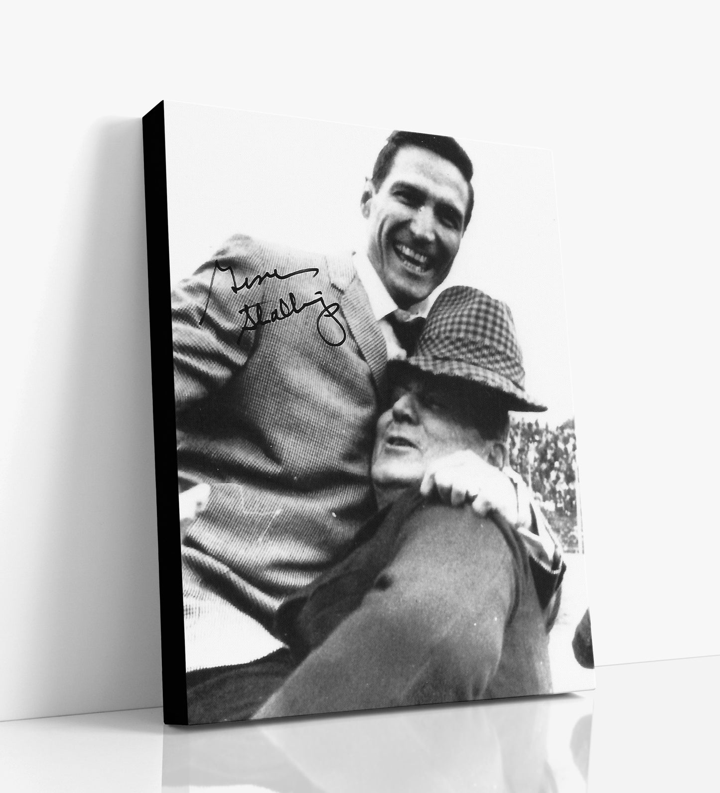 Alabama Autograph Canvas - Stallings and Bear - Student Beats Teacher