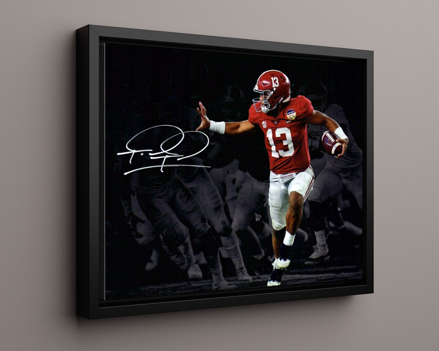 Alabama Autograph Print - Tua Tagovailoa Heisman - Pose Perfect