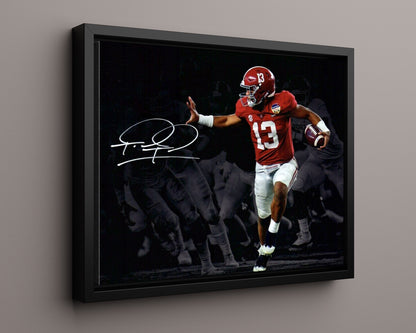 Alabama Autograph Print - Tua Tagovailoa Heisman - Pose Perfect