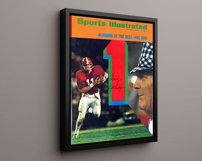 Alabama Autograph SI Print - Bear Bryant - Record Chase