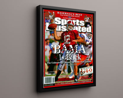 Alabama Autograph SI Print - Brodie Croyle - Bama is Back