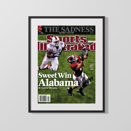 Alabama Autograph SI Print - Colin Peek - Sweet Win Alabama