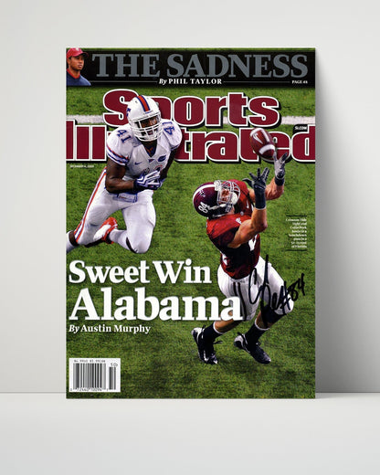 Alabama Autograph SI Print - Colin Peek - Sweet Win Alabama College FSPrints Poster 16x20