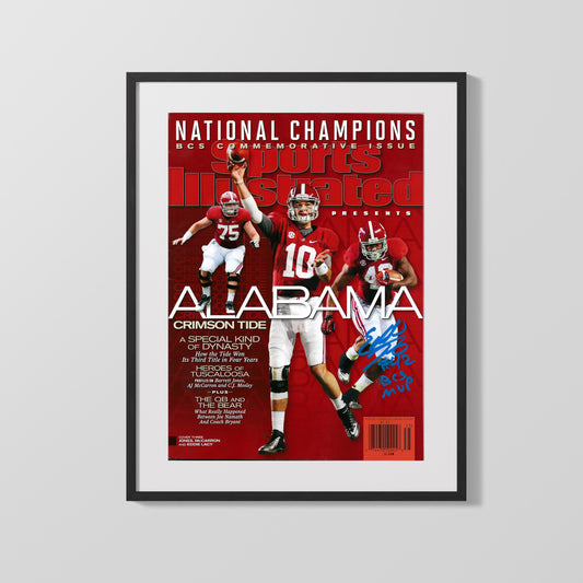 Alabama Autograph SI Print - Crimson Tide - A Special Kind of Dynasty