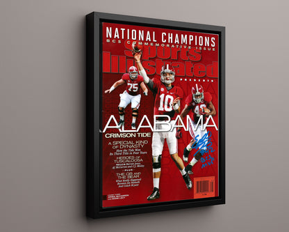 Alabama Autograph SI Print - Crimson Tide - A Special Kind of Dynasty
